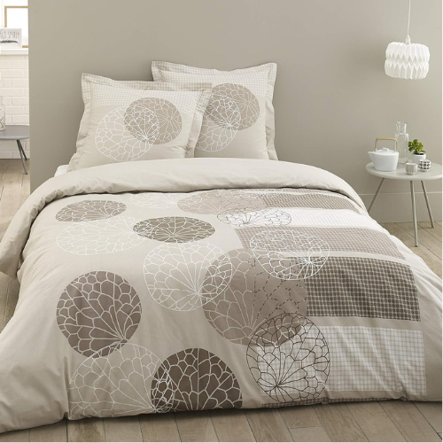 Bettwäsche-Set 3-teilig aus hochwertiger Baumwolle