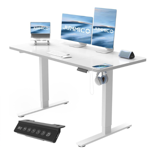 Elektrisch höhenverstellbarer Schreibtisch 120x60 cm