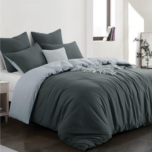 Wendebettwäsche 3-teiliges Set Mikrofaser