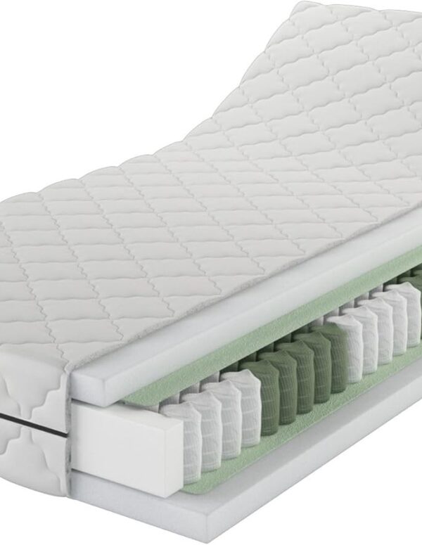Federkernmatratze 70x200 cm H3 7-Zonen Komfort
