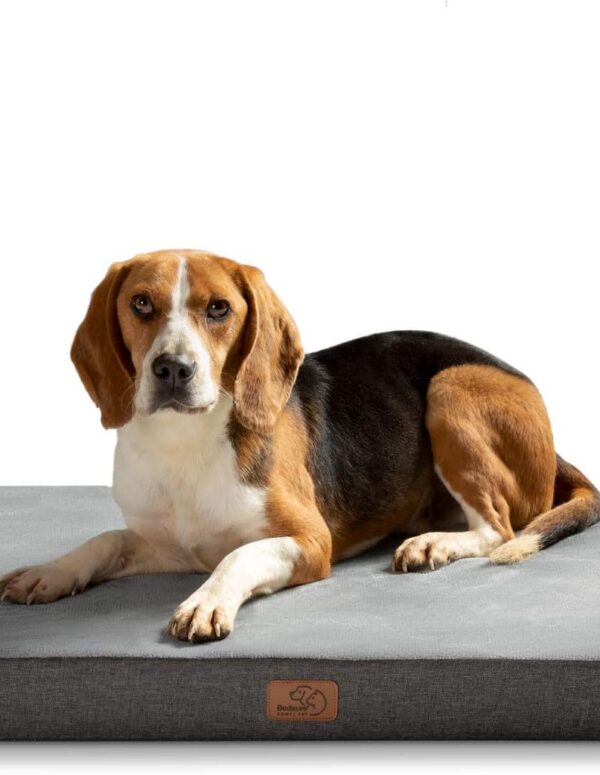 Orthopädisches Hundekissen 89x56 cm Memory Grau