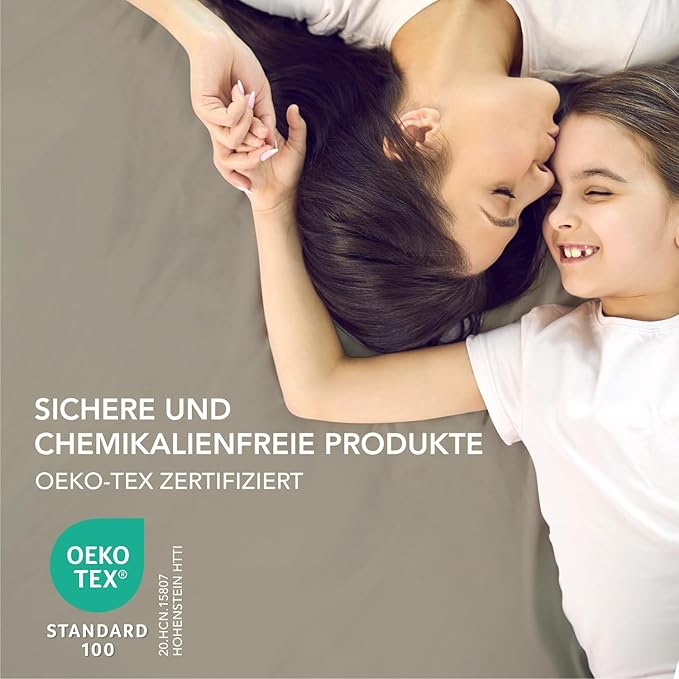 Spannbettlaken 200x200 cm Mikrofaser 35 cm tief – Bild 5