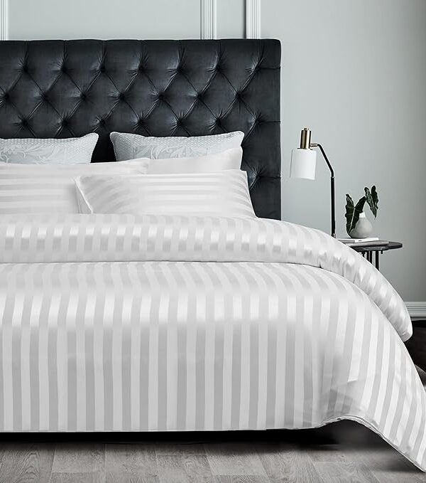 Satin Bettwäsche-Set 135x200 cm – Glänzend & seidig