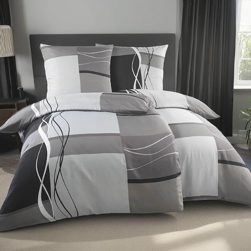 4-teiliges Bettwäsche-Set 135x200 allergikerfreundlich