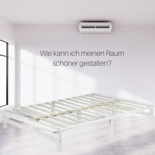 White Pine Pallet Bed Frame 140x200 with Slats