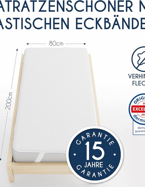 "Matratzenschoner 80x200 cm Wasserdicht & Atmungsaktiv"