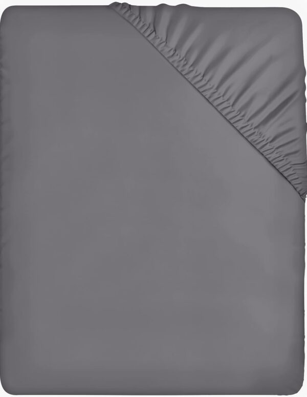 "Spannbettlaken 200x220 cm Grau – Mikrofaser"