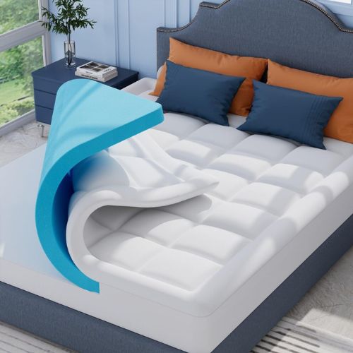 Matratzen-Topper 90x200 cm Hochdichter Schaum