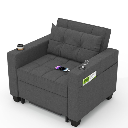 "3-in-1 Schlafsessel – Ausziehbar & Verstellbar"