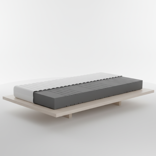 7-Zonen Kaltschaummatratze 80x200 cm Bezug