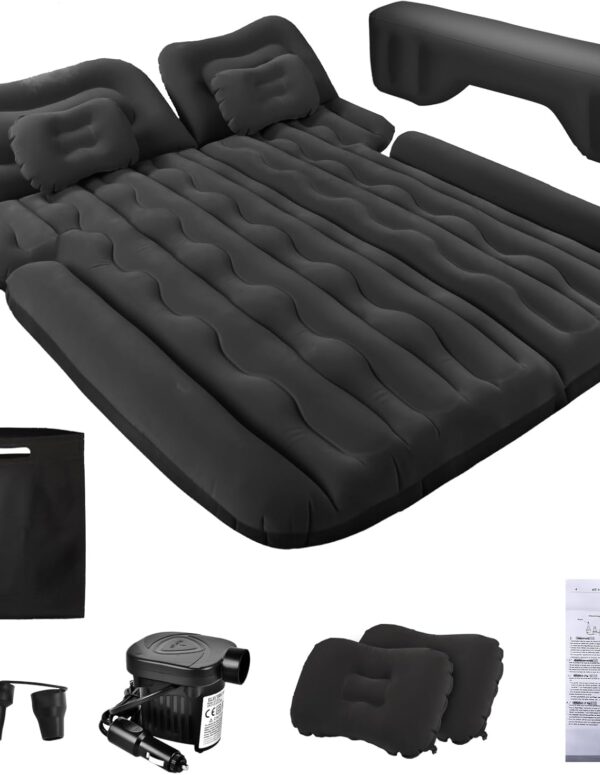 SUV Luftmatratze 180x140 cm mit Pumpe und Kissen