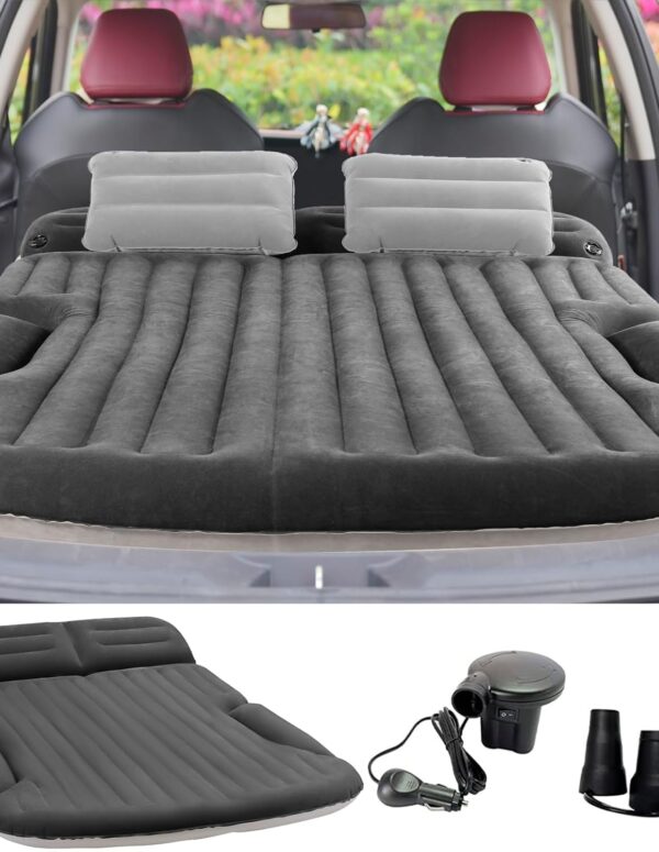 Doppelseitige Auto Luftmatratze mit 2 Kissen Camping