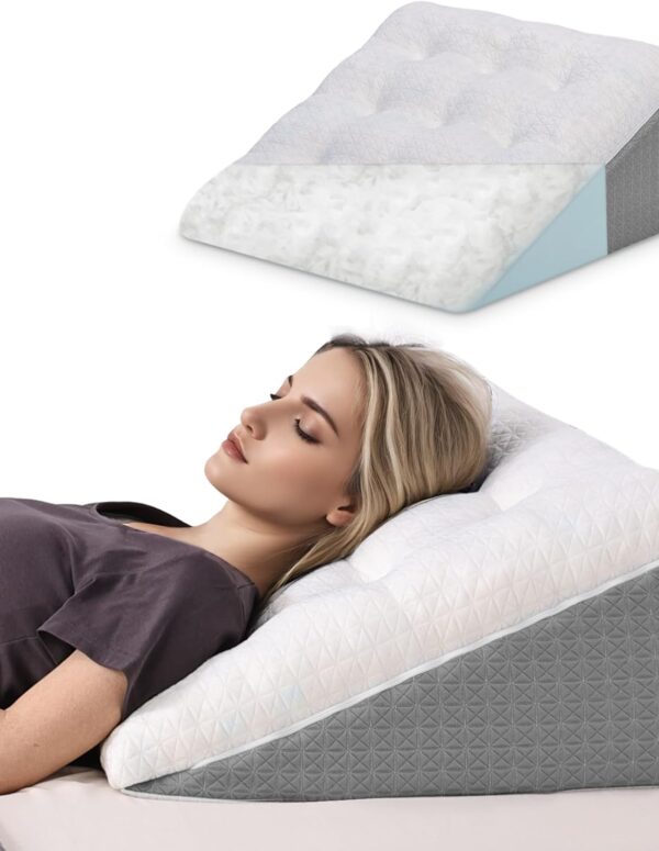 Ergonomisches Keilkissen 55x55x25 cm Memory Schaum