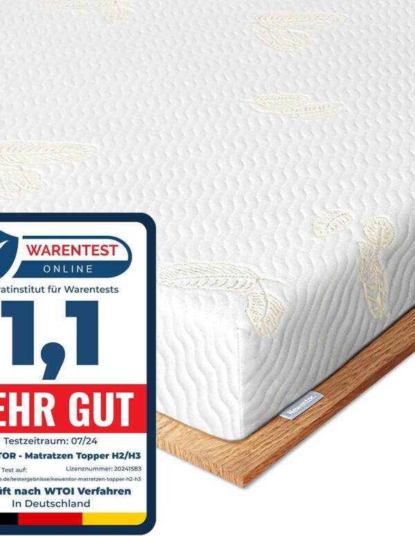 Luxus Gelschaum Matratzentopper 180x200 cm