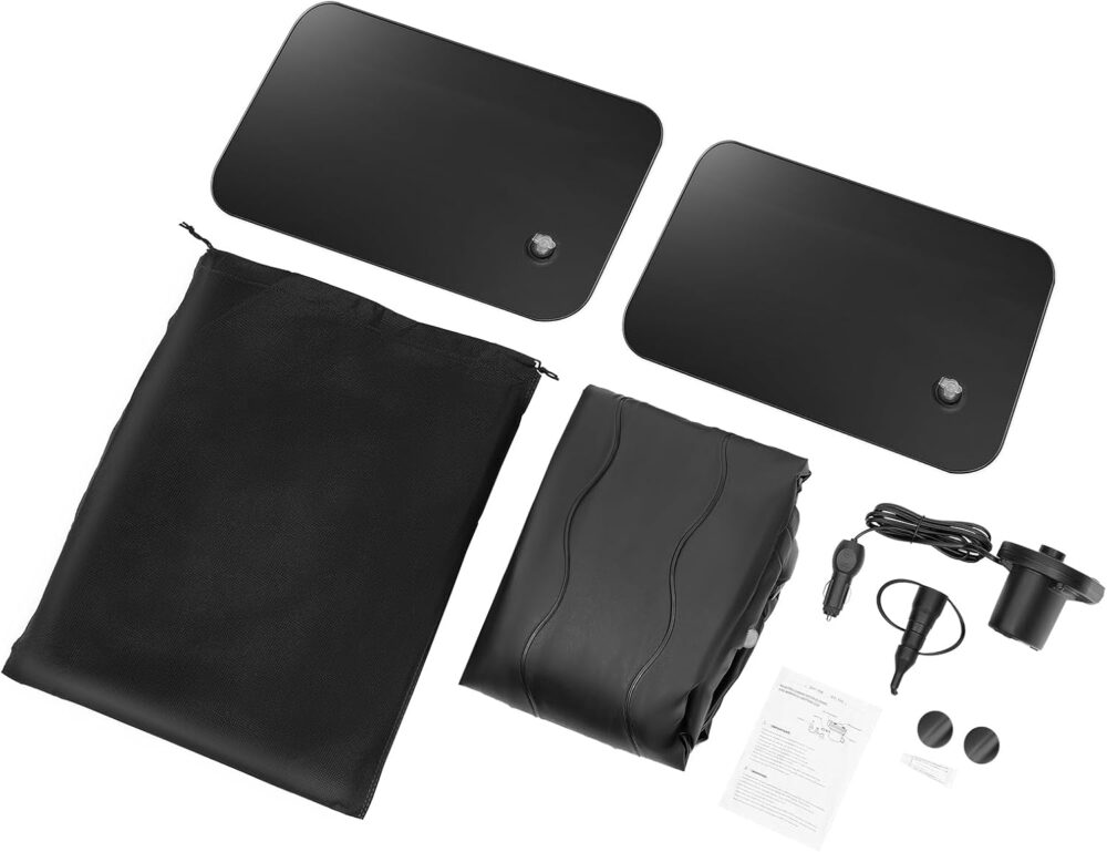Auto-Matratze (170x120 cm): SUV-Luftmatratze mit Pumpe & 2 Kissen für Reisen & Camping – Bild 8