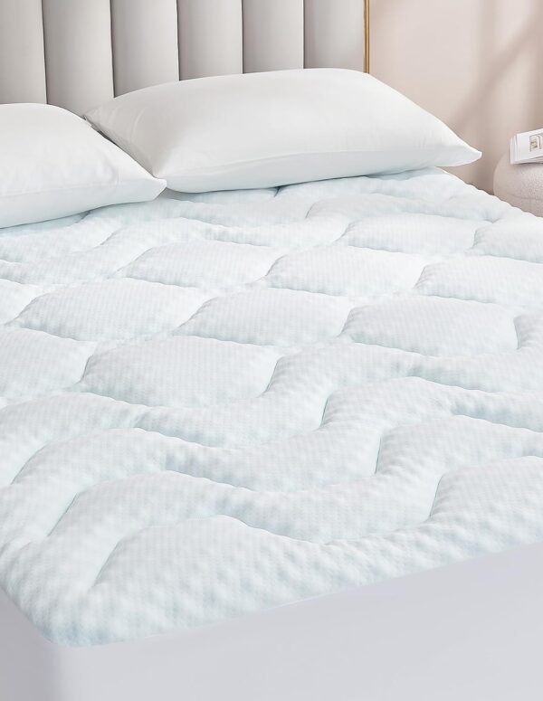 Gel Memory Foam Matratzentopper 140x200 cm Weiß