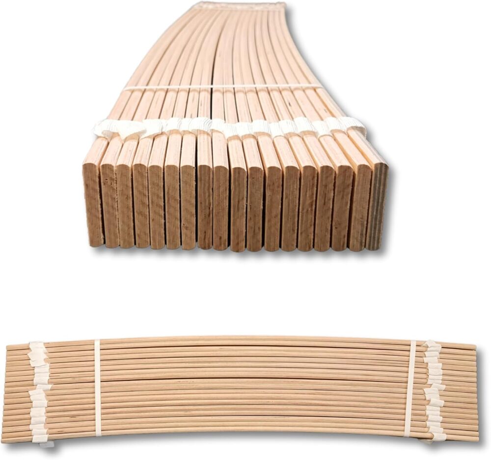 Rollrost 90x200cm: 18 Flexible Latten für optimale Unterstützung, Geräuscharme Konstruktion mit Dämpfungspads, Solider und Stabiler Lattenrost, Einfache Montage, Belastbarkeit bis 145kg. – Bild 3
