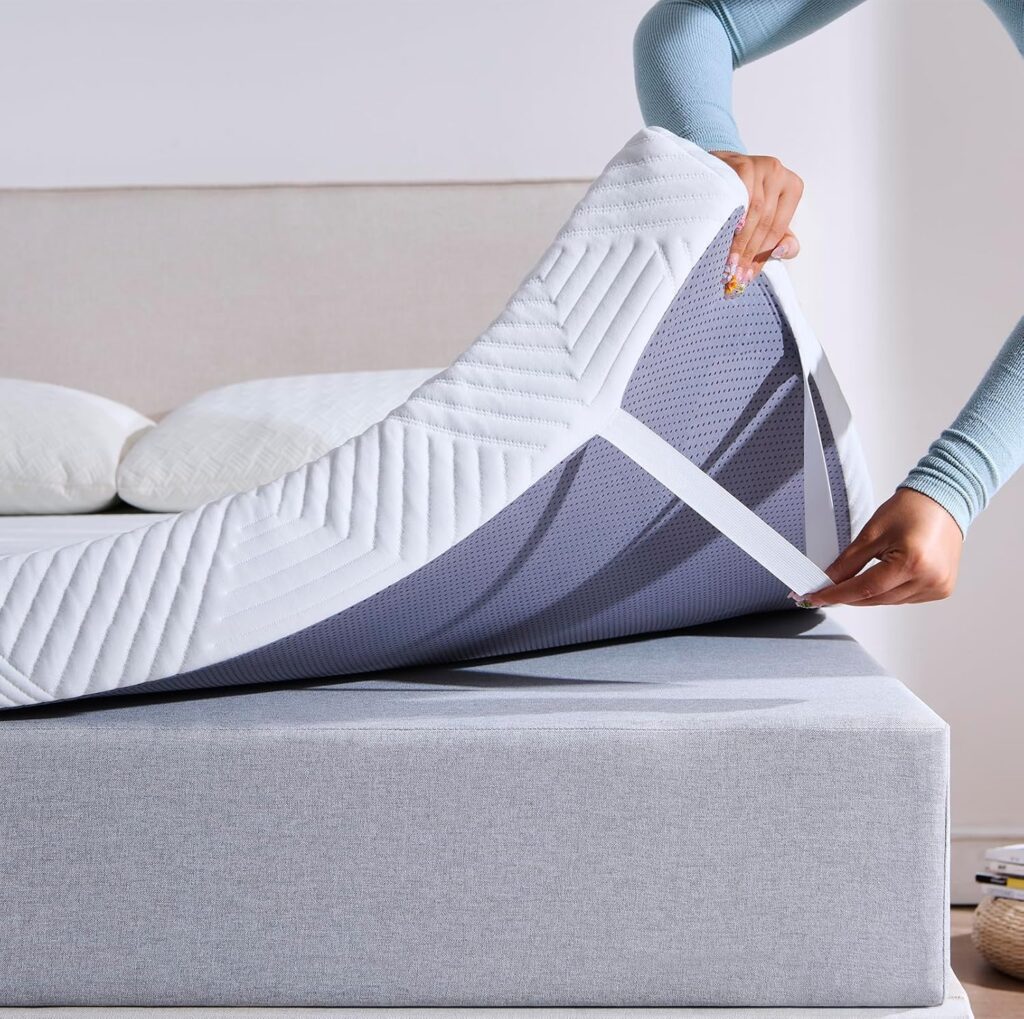 Matratzentopper 140×200 cm: 5 cm hoher Komfortschaum-Topper mit atmungsaktivem, waschbarem Bezug – Ideal für Boxspringbetten, Wohnwagen & Schlafsofas