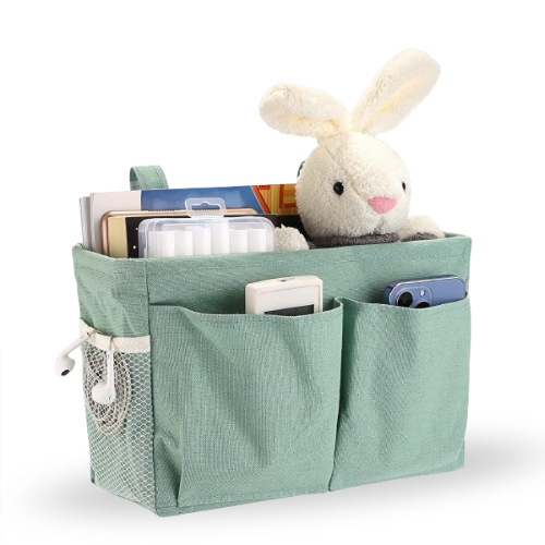 Hängende Nachttisch Organizer Tasche Grün