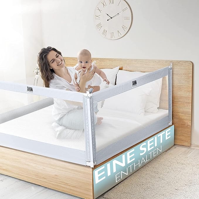 Verstellbares Sicherheitsbettgitter für Kinder
