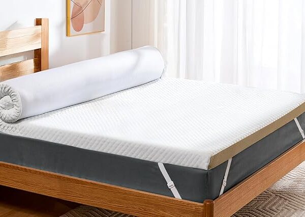 Topper 180x200 cm Visko-Gelschaum H2/H3 Bambus