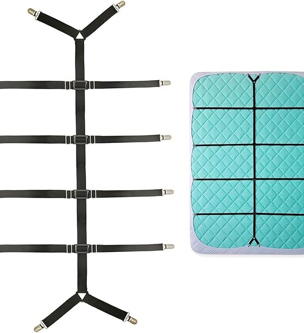 Verstellbare Bettlaken-Spanngurte für faltenfreien Sitz