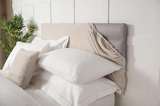 Elastischer Kopfteilbezug aus Wildlederimitat – Bild 5