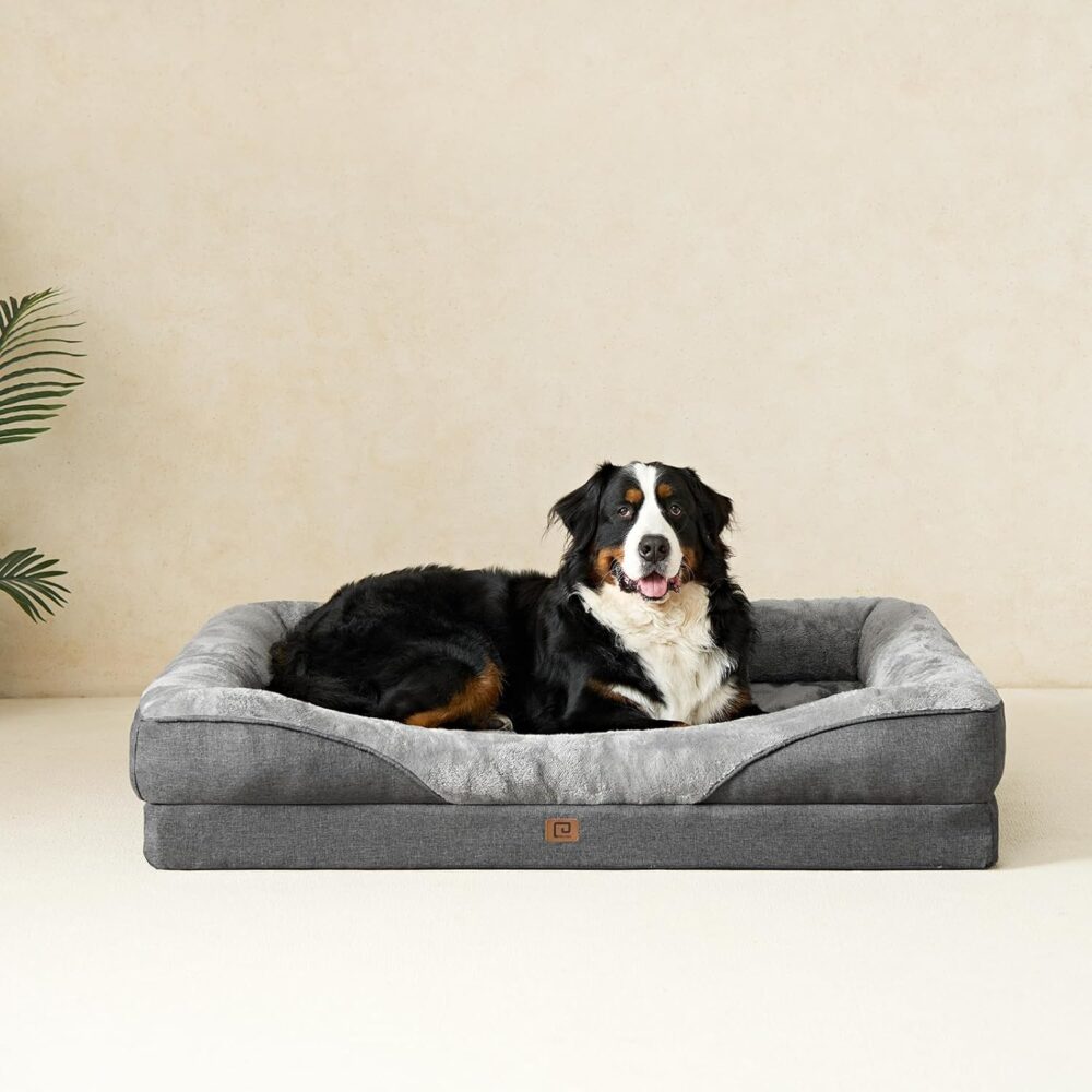 Orthopädisches Hundebett Memory Foam wasserdicht – Bild 9