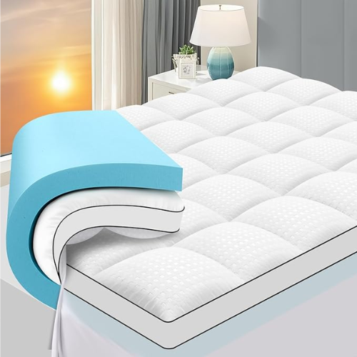 Gel Matratzentopper 180x200 cm waschbar & atmungsaktiv