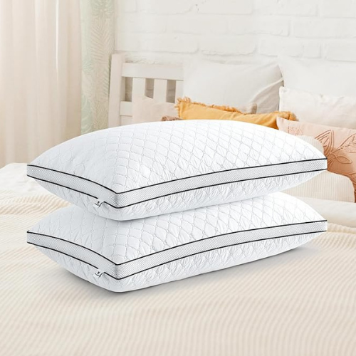 2er Set Kopfkissen 40x80 cm – Orthopädisch & Atmungsaktiv