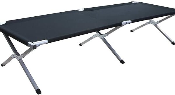 XXL Feldbett 210x72 cm, verstärkter Stahlrahmen, robust