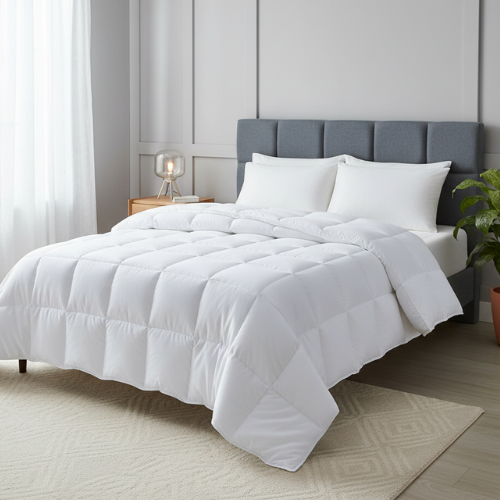 Bettdecke 200x200 cm, kuschelig, atmungsaktiv, pflegeleicht