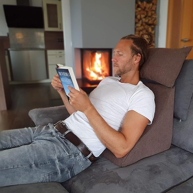 Ergonomisches Lesekissen-Set Bett & Sofa weich komfortabel – Bild 2