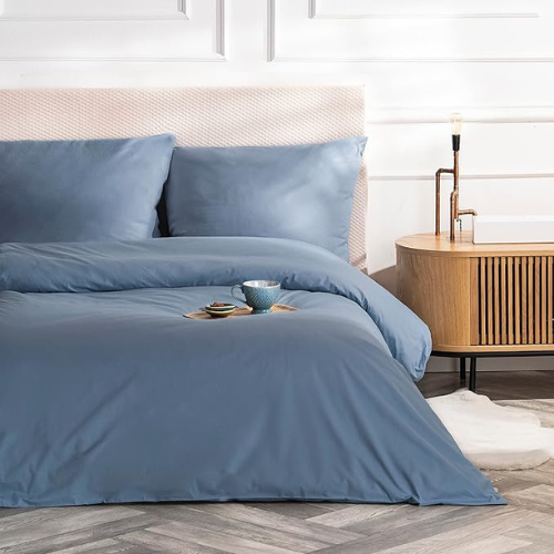 Baumwoll-Bettwäsche-Set 135x200 cm mit Reißverschluss