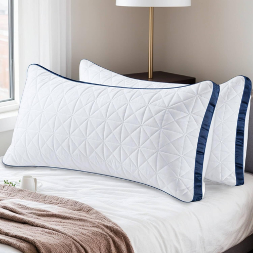 2er Set Kopfkissen 40x80 cm Orthopädisch Weich