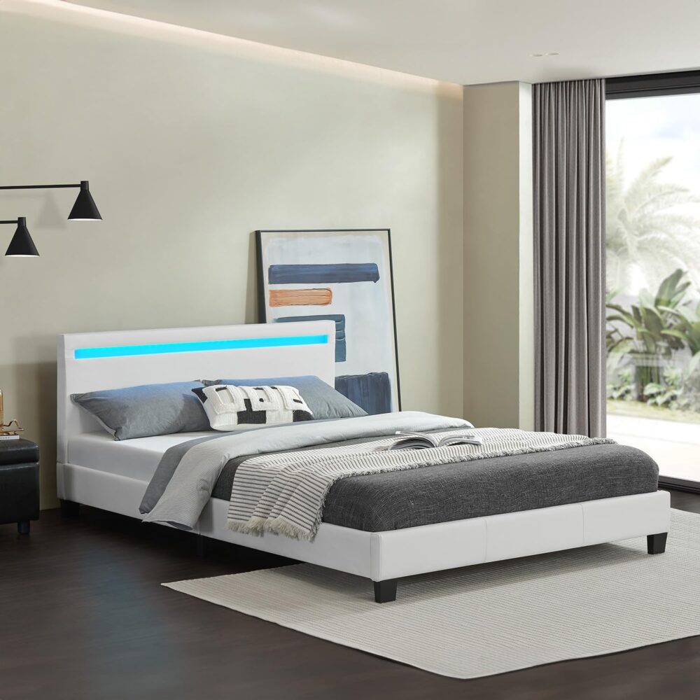 Upholstered Bed Available in 4 Colors and 3 Sizes | Energy Class G
