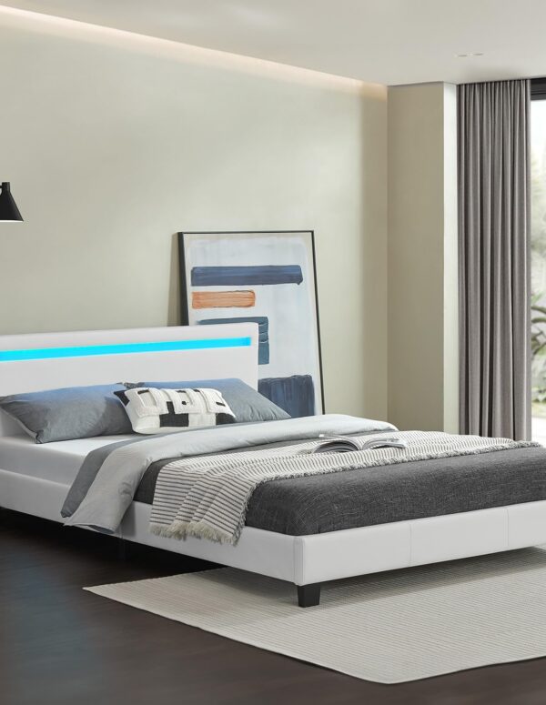 Upholstered Bed Available in 4 Colors and 3 Sizes | Energy Class G