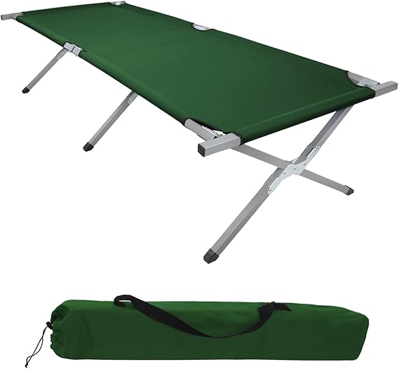 Klappbares Feldbett 190x64 cm Stabil und Bequem