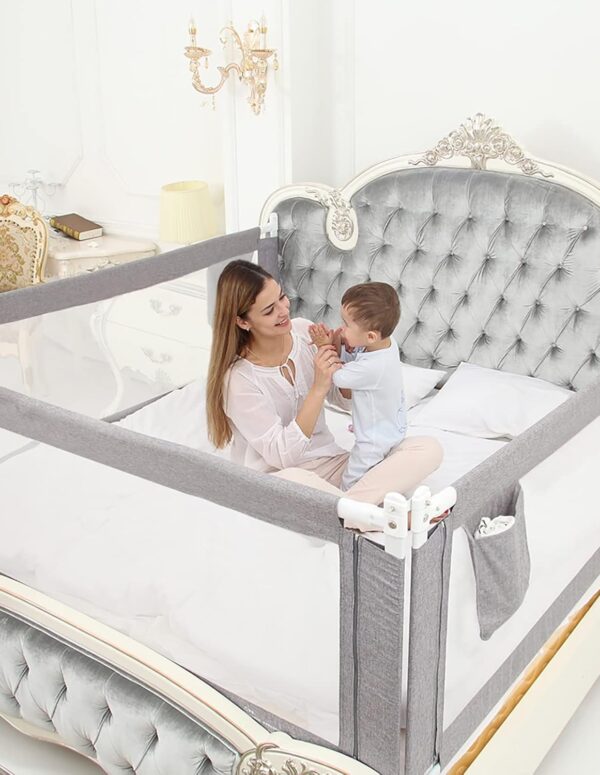 Kinder Bettgitter 150 cm – Höhenverstellbarer Schutz