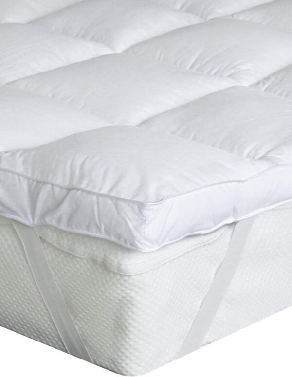 Weiche Mikrofaser Matratzenauflage 160x190 cm, waschbar