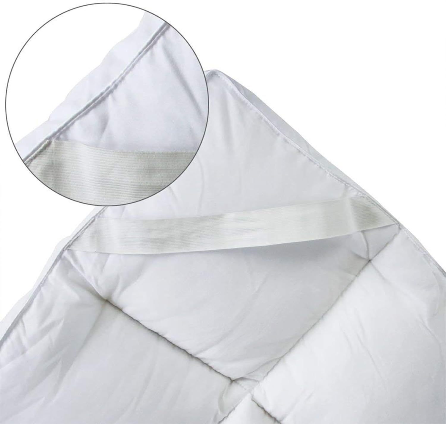 Weiche Mikrofaser Matratzenauflage 160x190 cm, waschbar – Bild 2