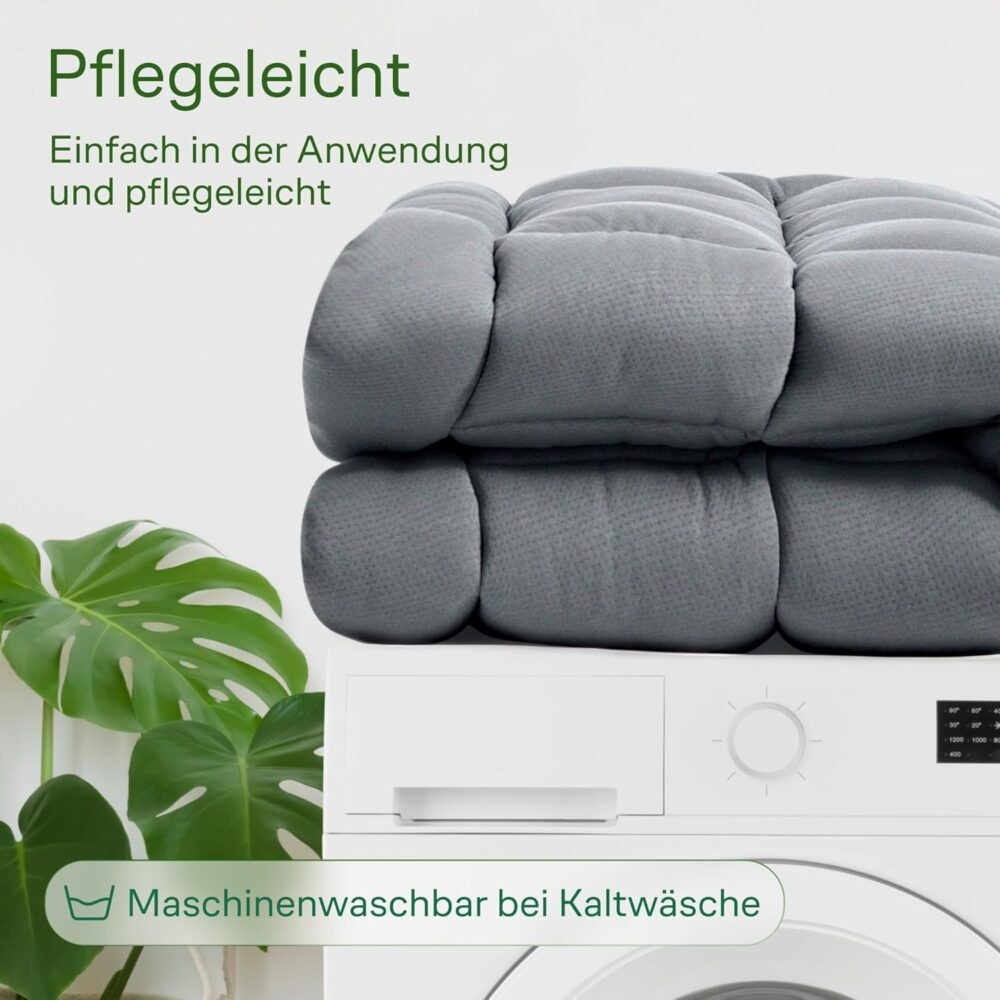 Bambus Matratzenauflage 180x200 cm Kühlend Atmungsaktiv – Bild 6