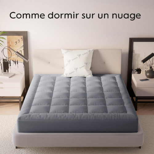 Bambus Matratzenauflage 90x200 cm Atmungsaktiv Kühlend