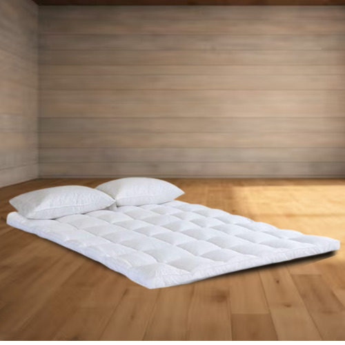 Weicher Mikrofaser Matratzen-Topper Gefüllt und Atmungsaktiv