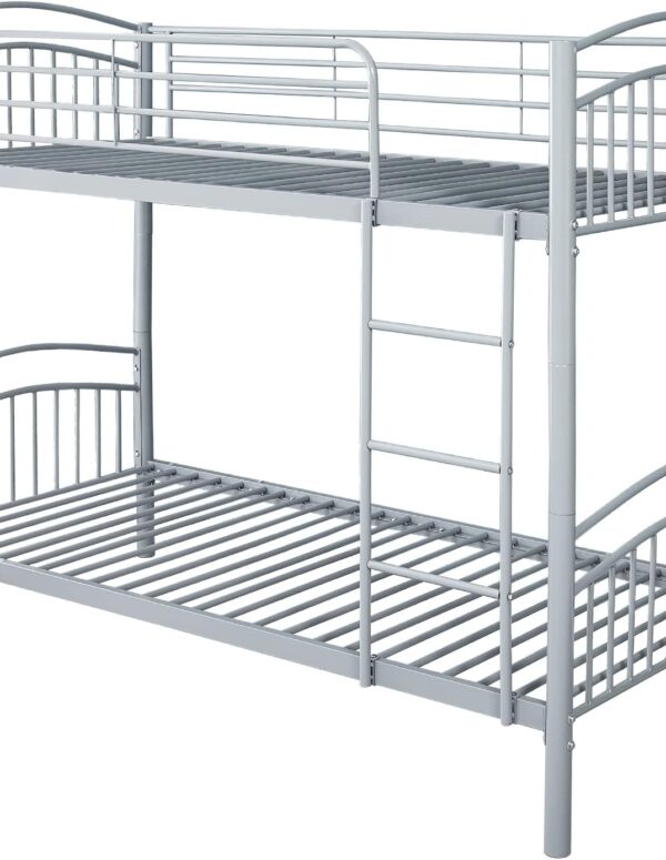 Etagenbett 190 x 90 cm Metall – trennbar in zwei Einzelbetten