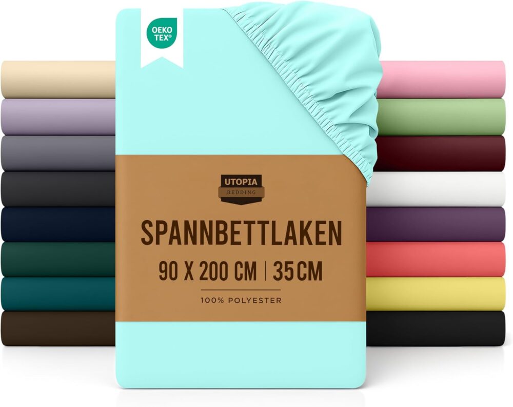 Brushed Microfibre Deep Pocket Fitted Sheet 90 x 200 cm
