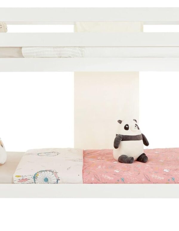 Pinewood Kids Bunk Bed 90x200 cm with Ladder Natural