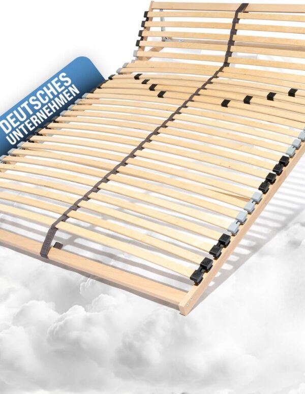 7-Zonen Lattenrost 140x200 mit verstellbarem Kopfteil
