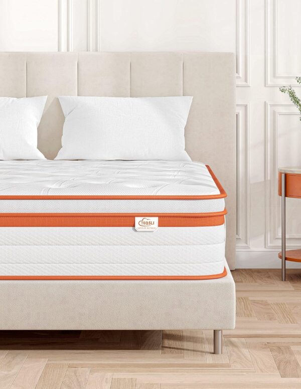 Gel-Taschenfederkernmatratze 140x200, H3/H4, 25cm