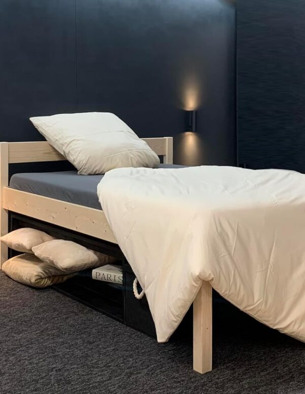 Seniorenbett 140x200 Massivholz in Komforthöhe